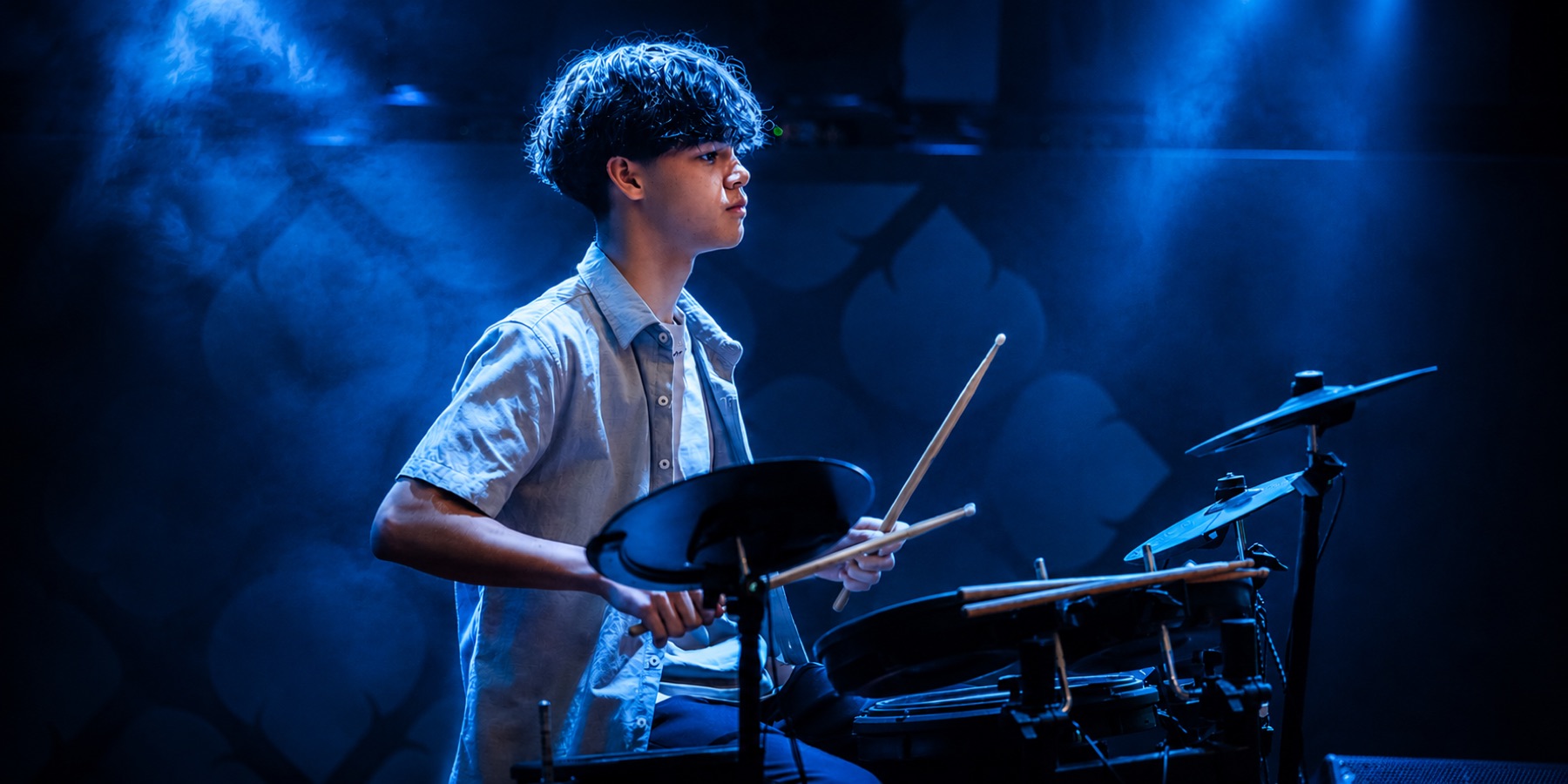 Drum lesson at Soundskool